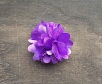 Haarspeldje bloem paars