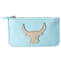Mini portemonnee buffalo lichtblauw