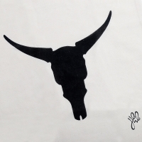 Canvas shopper buffalo zwart