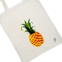 Canvas shopper ananas
