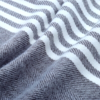 Sjaal stripes grijs