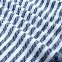 Sjaal stripes donkerblauw
